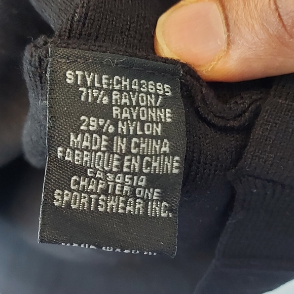 Black knit A - line skirt - Picture 4 of 5